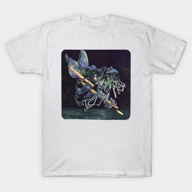 Flutist T-Shirt by Takeshi Kolotov